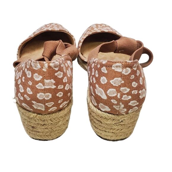 Lifestride Kascade Leopard Print Espadrille Wedges Size 10 Wide - Picture 4 of 7